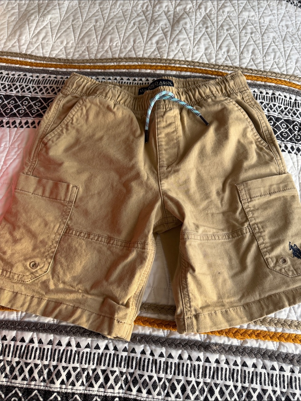 U.S. Polo Assn. Khaki Tan Cargo Shorts